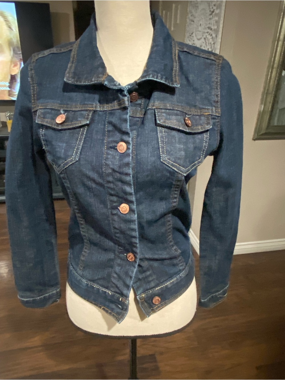Bitten by Sarah Jessica Parker Dark Blue Denim Jacket